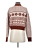 American Eagle Outfitters Print Brown Pullover Sweater Size XS - photo 2