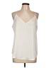 Express 100% Polyester Ivory Sleeveless Blouse Size L - photo 1