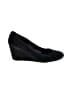 Merona 100% Leather Black Wedges Size 10 - photo 1