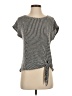 Caution to the Wind Gray Short Sleeve Top Size S (estimated) - photo 1