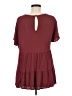 Torrid 100% Rayon Burgundy Short Sleeve Blouse Size Med Plus (00) - photo 2