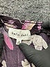 Bella Dahl 100% Rayon Floral Purple Black Long Sleeve Blouse Size S - photo 7