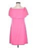 Charles Henry Solid Pink Cocktail Dress Size S - photo 1