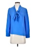 Banana Republic 100% Polyester Blue 3/4 Sleeve Blouse Size XS - photo 1