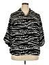 George 100% Polyester Black 3/4 Sleeve Blouse Size 2X - photo 1