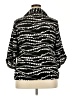 George 100% Polyester Black 3/4 Sleeve Blouse Size 2X - photo 2