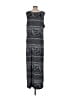 Unbranded Graphic Gray Casual Dress Size L (estimated) - photo 2