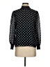 J.Crew 100% Polyester Polka Dots Black Long Sleeve Blouse Size XS - photo 1