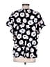 Worthington Black Short Sleeve Blouse Size M - photo 2