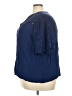 Westbound 100% Rayon Blue Short Sleeve Blouse Size 3X - photo 5