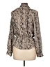 FRAME 100% Silk Gray Blouse Size L - photo 2