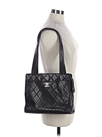 Chanel 90s Quilted Leather Tote (view 2)