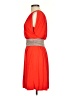 Express Color Block Orange Cocktail Dress Size S - photo 5