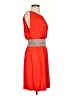 Express Color Block Orange Cocktail Dress Size S - photo 4
