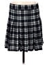 Unbranded 100% Polyester Plaid Gray Casual Skirt Size 2X - photo 1