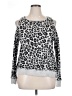 No Comment Animal Print Silver Sweatshirt Size 1X - photo 1