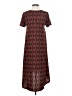 Lularoe Print Burgundy Casual Dress Size XS - photo 2