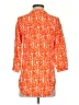 Escapada 100% Rayon Orange 3/4 Sleeve Blouse Size S - photo 2