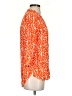 Escapada 100% Rayon Orange 3/4 Sleeve Blouse Size S - photo 4