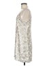 Aqua 100% Polyester Metallic Silver Cocktail Dress Size M - photo 5