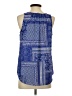 Emma & Olivia 100% Polyester Blue Sleeveless Blouse Size S - photo 2