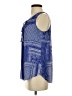 Emma & Olivia 100% Polyester Blue Sleeveless Blouse Size S - photo 5