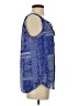 Emma & Olivia 100% Polyester Blue Sleeveless Blouse Size S - photo 4