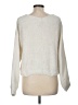 Hem & Thread 100% Polyester Ivory Pullover Sweater Size M - photo 2