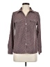Notations Polka Dots Burgundy Long Sleeve Blouse Size M (petite) - photo 1
