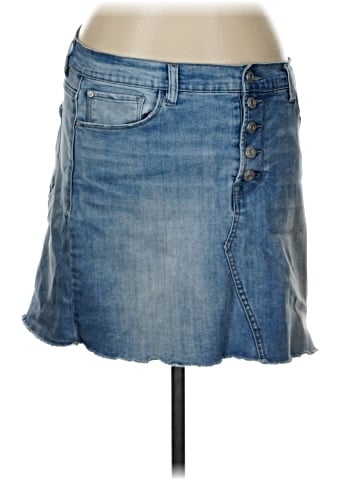 Kensie Denim Skirt (view 1)