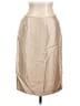 Le Suit 100% Polyester Metallic Tan Formal Skirt Size 10 - photo 1