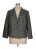 Tahari by ASL Chevron-herringbone Gray Blazer Size 14W - photo 1