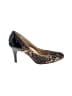 Taryn Rose Animal Print Brown Heels Size 6 1/2 - photo 1