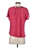 Left Coast by Dolan 100% Polyester Red Short Sleeve Blouse Size S - photo 2