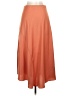 A New Day 100% Polyester Solid Orange Formal Skirt Size S - photo 2