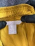 H&M 100% Polyester Solid Yellow Casual Skirt Size 2 - photo 4