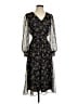 MSK Floral Black Cocktail Dress Size S (petite) - photo 1