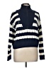 A New Day Stripes Blue Turtleneck Sweater Size M - photo 1