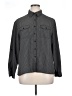 Sarah Bentley 100% Polyester Houndstooth Gray Long Sleeve Blouse Size XL - photo 1