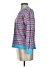 Ann Taylor LOFT Print Blue Pullover Sweater Size S - photo 5