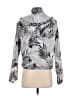 Ashley by 26 International 100% Polyester Print Silver Windbreaker Size S - photo 2