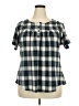 Unbranded Blue Short Sleeve Blouse Size 2X - photo 1