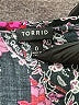 Torrid 100% Rayon Paisley Black Casual Dress Size Lg Plus (0) - photo 7