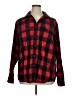 Faded Glory 100% Cotton Plaid Red Long Sleeve Button-Down Shirt Size XL - photo 1