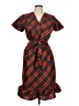 Gymboree Plaid Red Casual Dress Size L - photo 1