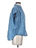 Madewell 100% Cotton Blue Sleeveless Button-Down Shirt Size S - photo 4