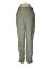 MNG Solid Green Casual Pants Size 6 - photo 1