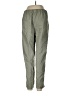 MNG Solid Green Casual Pants Size 6 - photo 2