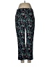 Ann Taylor LOFT Floral Blue Casual Pants Size 4 - photo 1