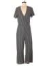 A New Day Chevron-herringbone Gray Jumpsuit Size M - photo 1